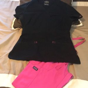 Cherokee workwear multicolored scrub set